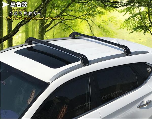 автомобиль алюминиевых багажники рельс багажа багаж перекладина для mitsubishi asx / rvr 2011 2012 2013 2014 2015 2016 2017 2018 (с замком